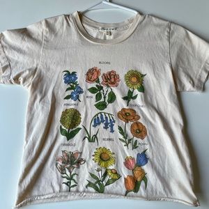 Urban outfitters flower tshirt